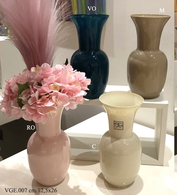 Vaso ARGO vetro svasato cm.18x50 vari colori