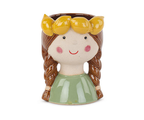 Cachepot ceramica BIMBA LIMONI cm.11x18